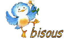 bisous oiseau bleu